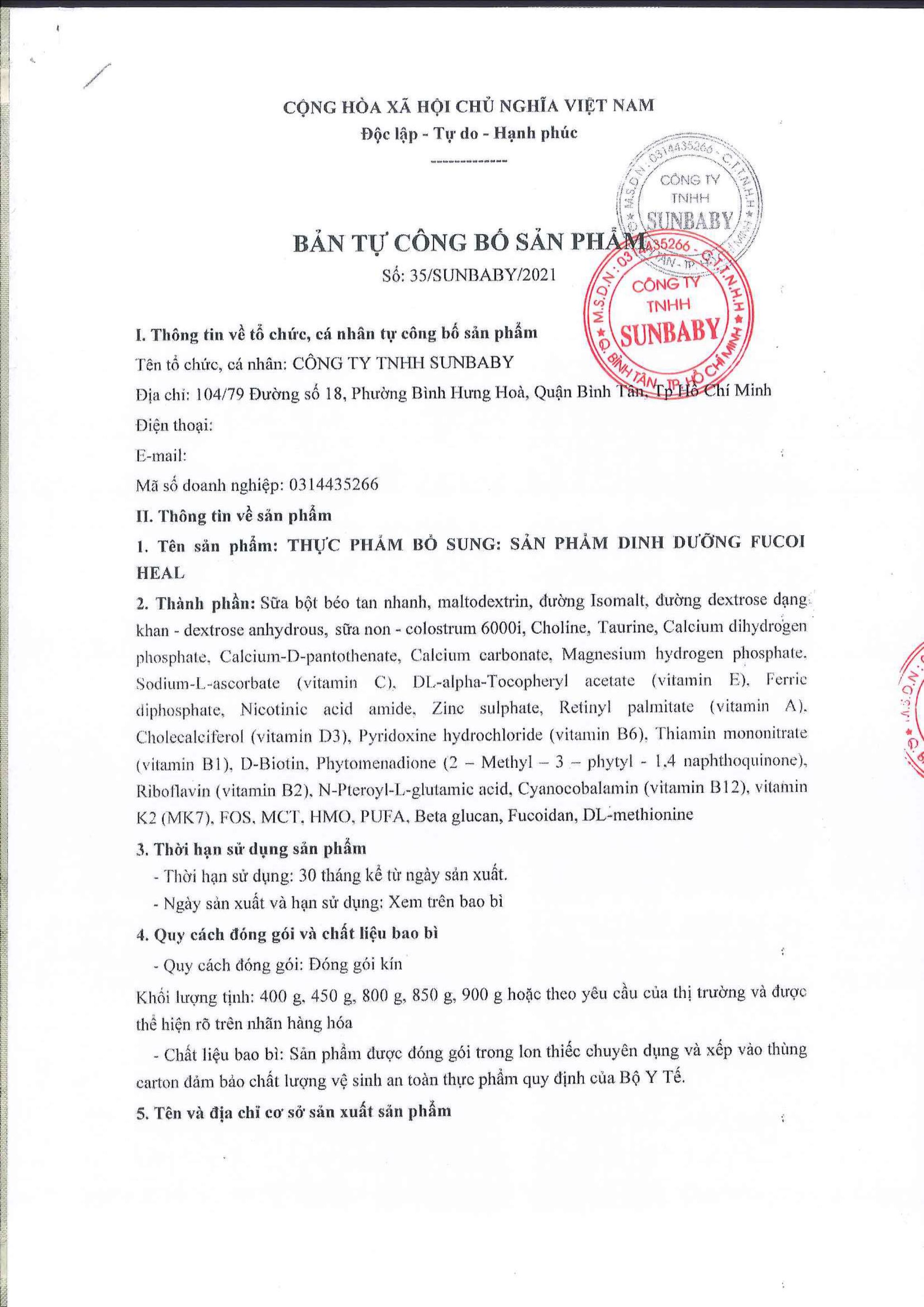 Ban tu cong bo san pham 1