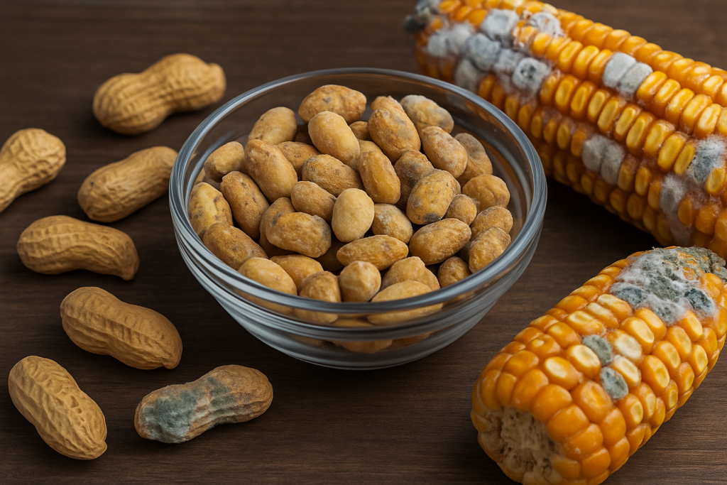 aflatoxin thuc pham moc