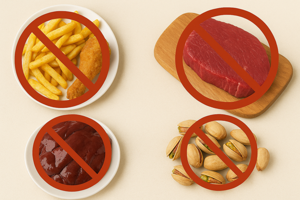 nhung mon an hai gan nen tranh ung thu gan