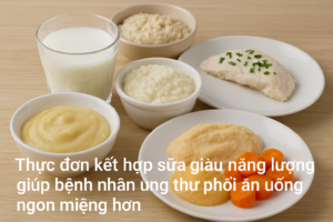 anh dai dien thuc don sua giau nang luong ung thu phoi