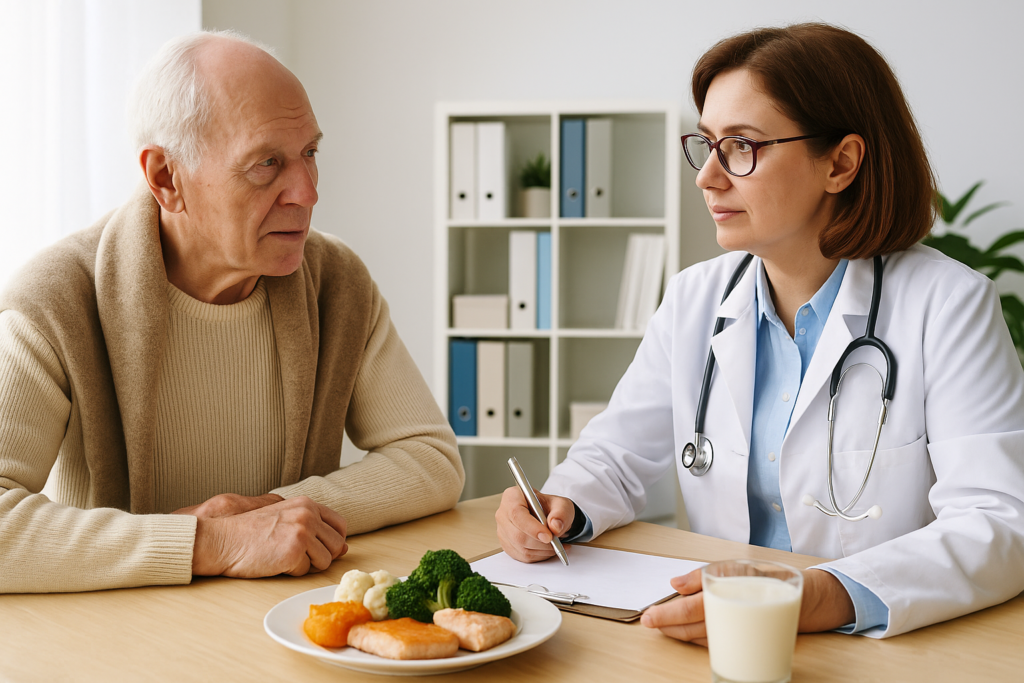 bac si tu van dinh duong cho benh nhan ung thu phoi