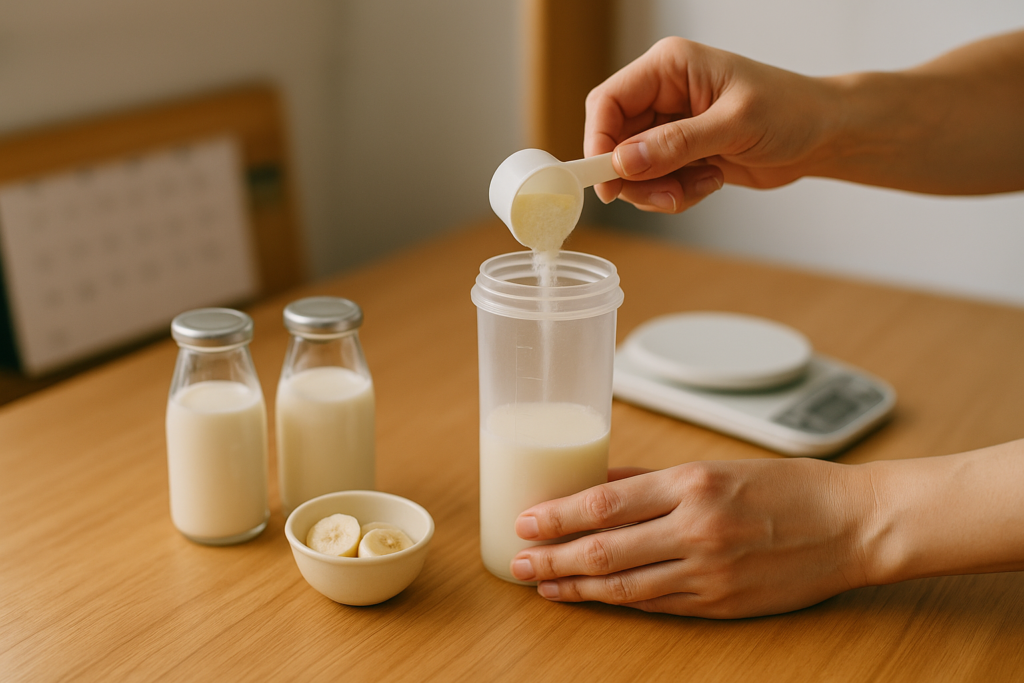 cach uong sua hieu qua chia nho khau phan