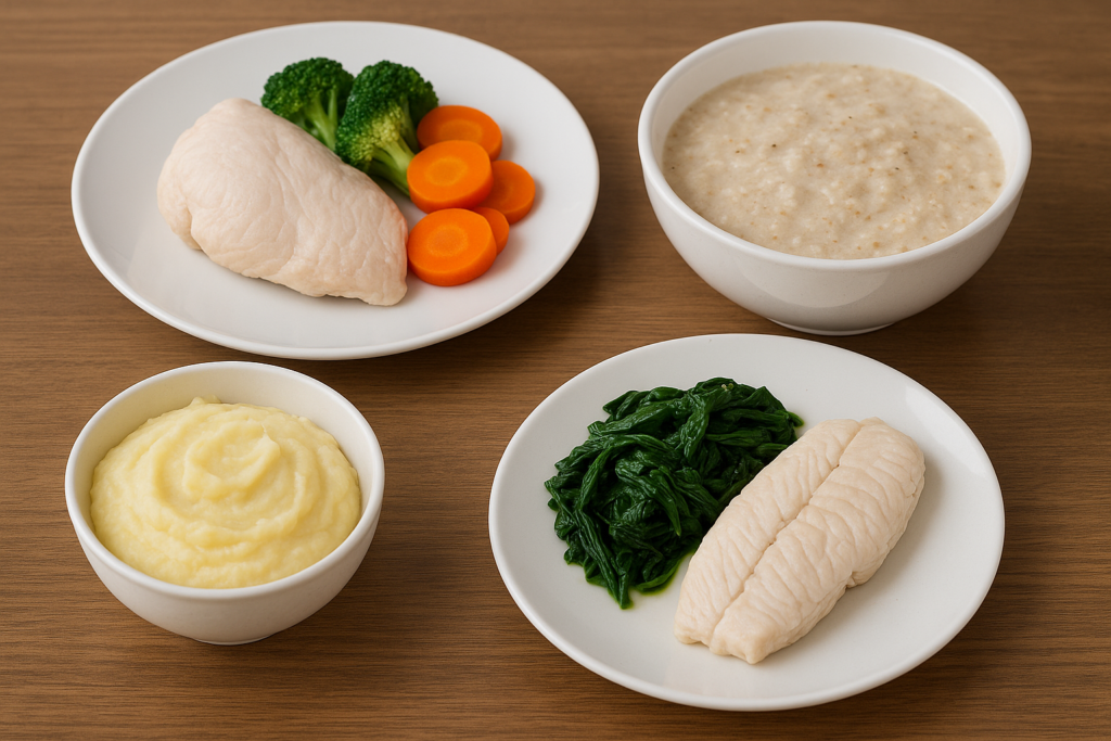 thuc don chao yen mach ga xe cho nguoi ung thu phoi