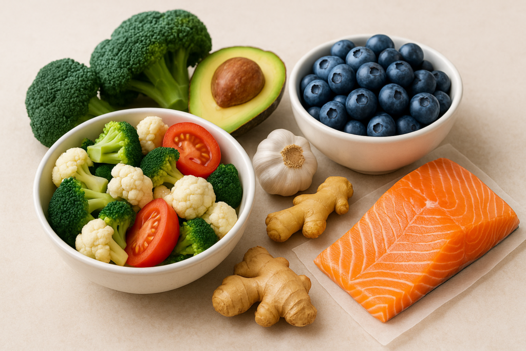 thuc pham giam viem cho nguoi ung thu phoi 2