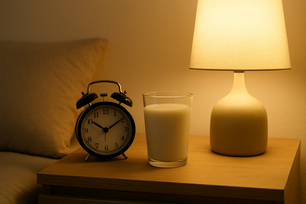 uong sua truoc khi ngu anh 2