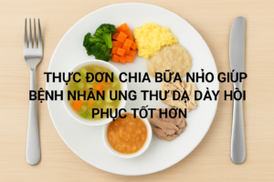 anh dai dien thuc don chia bua nho cho benh nhan ung thu da day